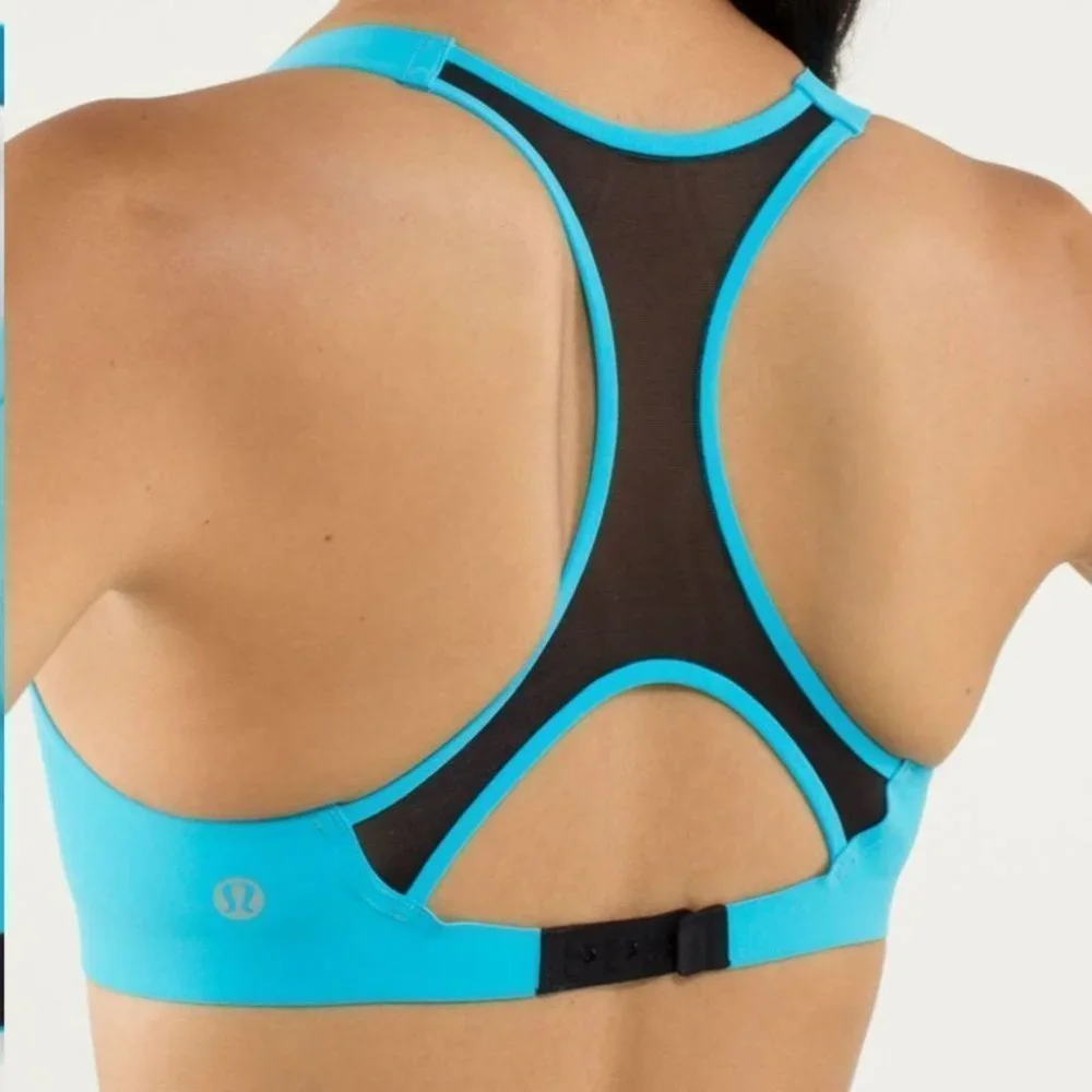 Lululemon Itty Bracer Bra Sports Bra Spry Blue - Picture 3 of 9